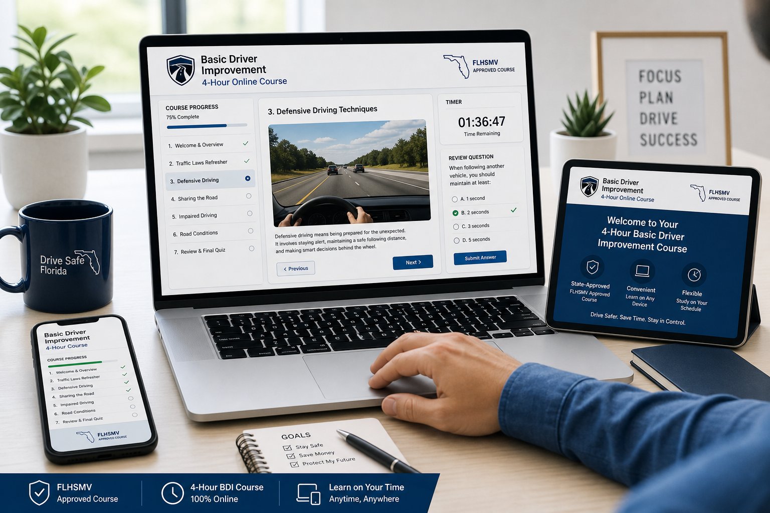 How the 4-Hour Florida BDI Course Works Online 1 How the 4-Hour Florida BDI Course Works Online