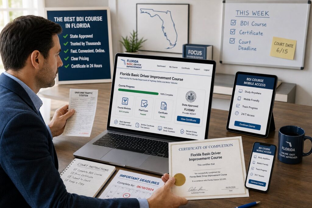 Blog Articles 3 Best Florida BDI Course Online: How to Choose