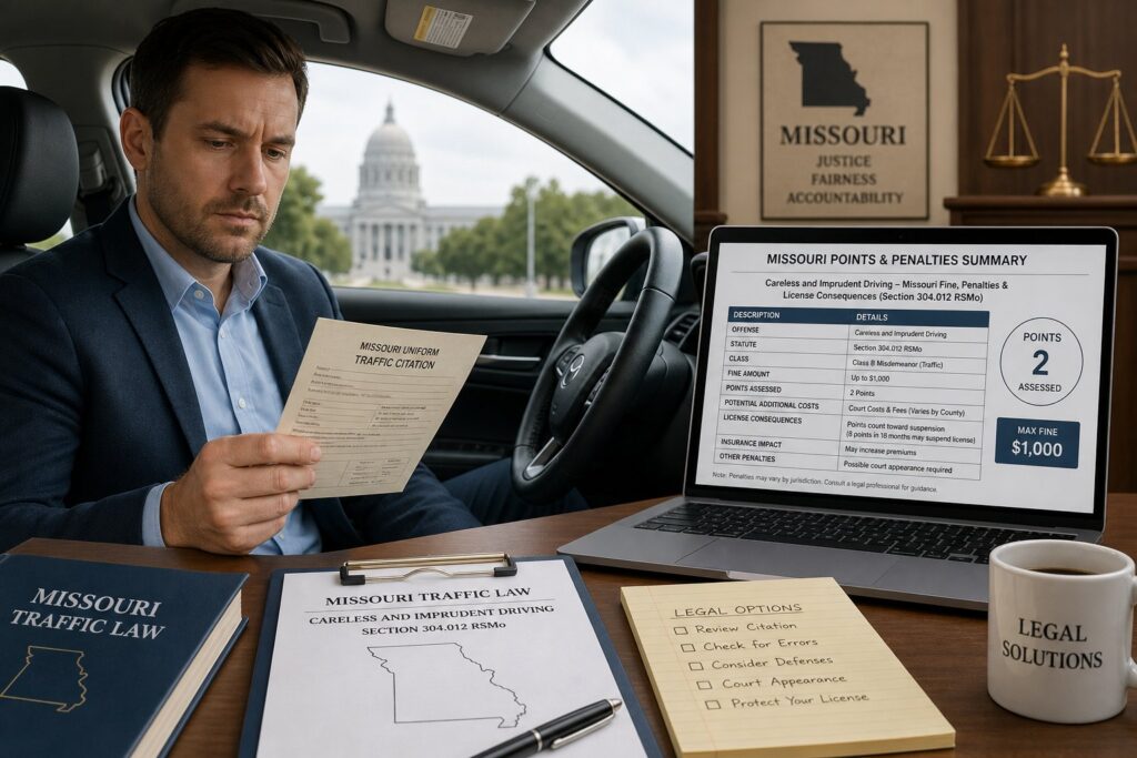 Blog Articles 2 Missouri Careless and Imprudent Driving Fine: How Much Does It Cost?