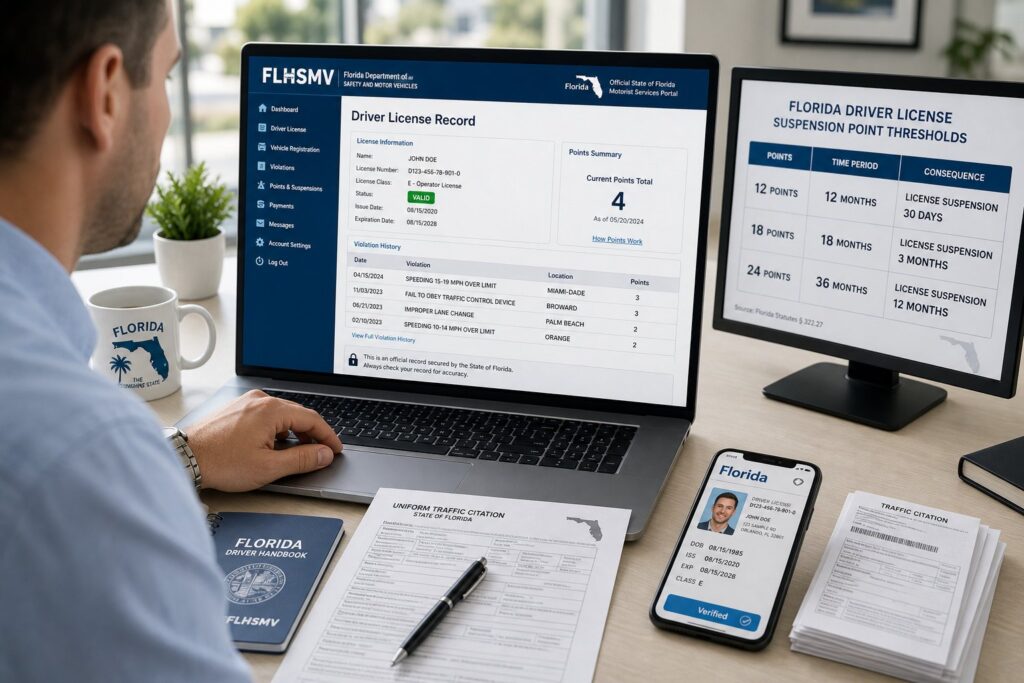 Blog Articles 1 How to Check Points on Your Florida Driver's License