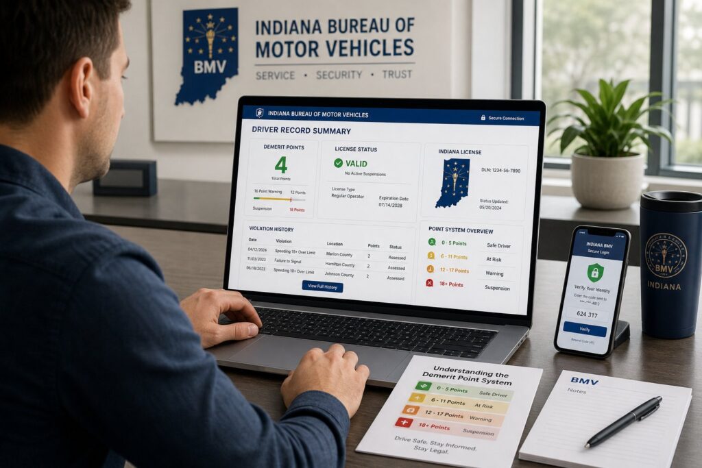 Blog Articles 5 How to Check Your Points on an Indiana Driver's License