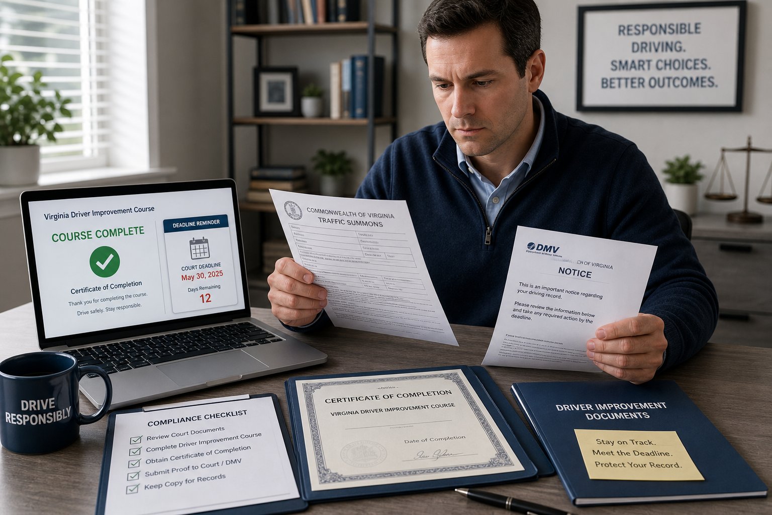 Court-Ordered Driver Improvement Clinic in Virginia: What to Do 1 Court-Ordered Driver Improvement Clinic in Virginia: What to Do