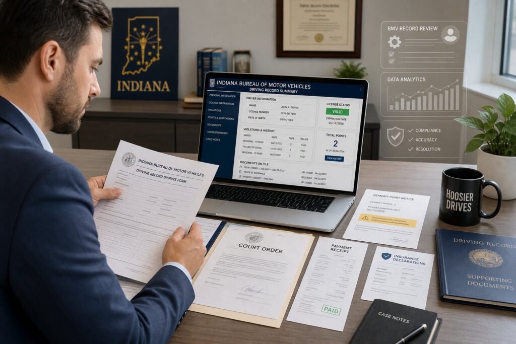 Blog Articles 2 How to Dispute an Error on Your Indiana BMV Driving Record