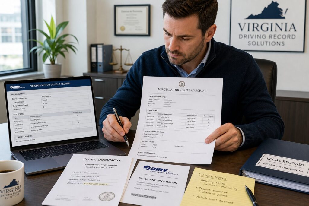 Blog Articles 9 How to Dispute an Error on Your Virginia Driving Record