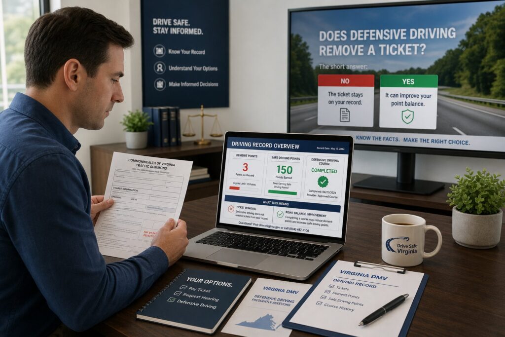 Blog Articles 7 Does Taking a Driver Improvement Course Remove Points or Tickets in Virginia?
