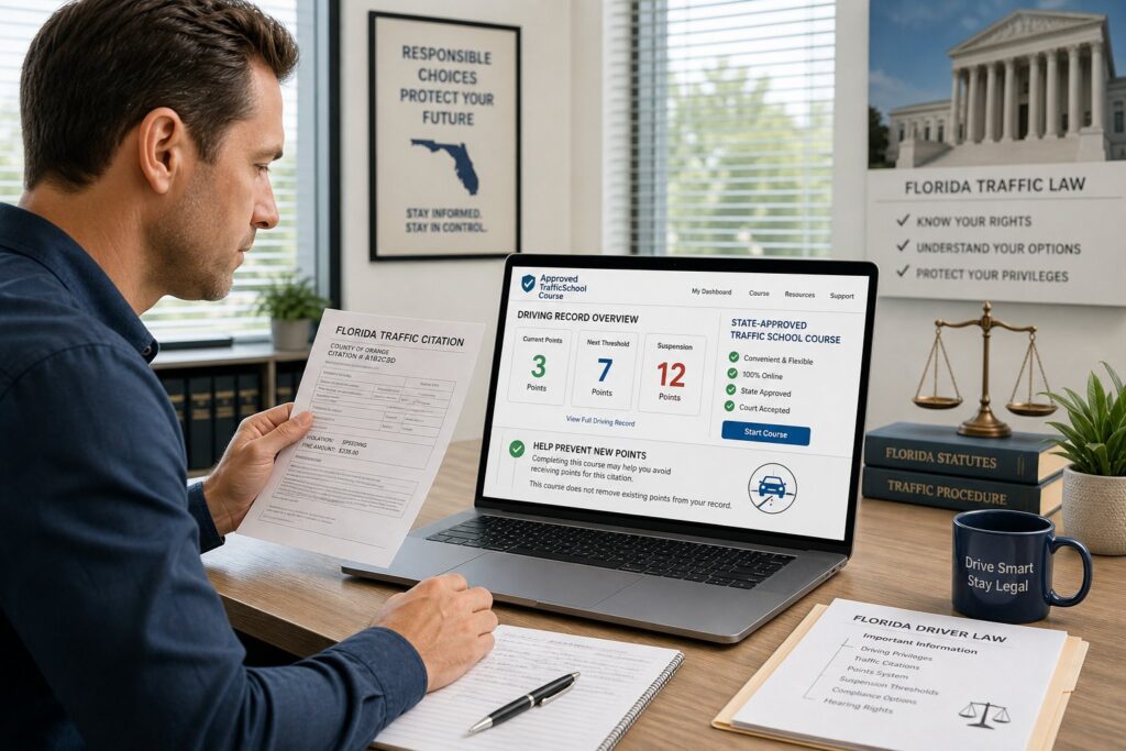 Blog Articles 10 Does Florida Traffic School Remove Points Already on Your Record?