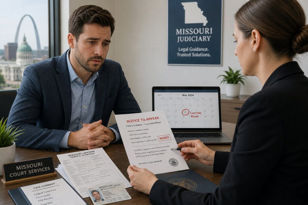 Blog Articles 8 Failure to Appear in Court for a Missouri Traffic Ticket: What Happens