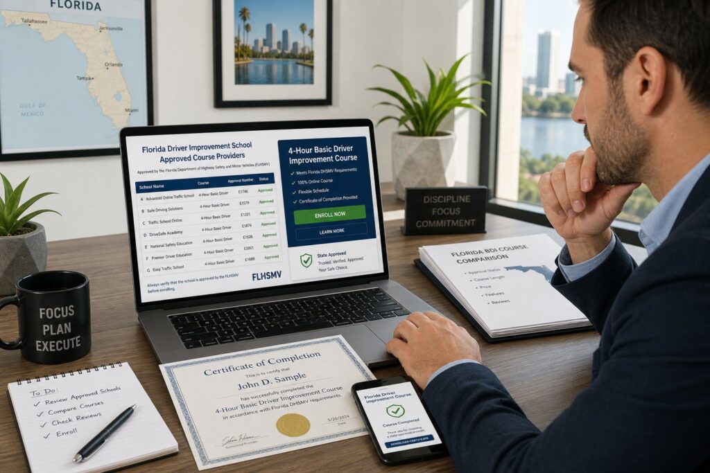 Blog Articles 9 FLHSMV-Approved BDI Providers: What It Means and How to Verify Your Course