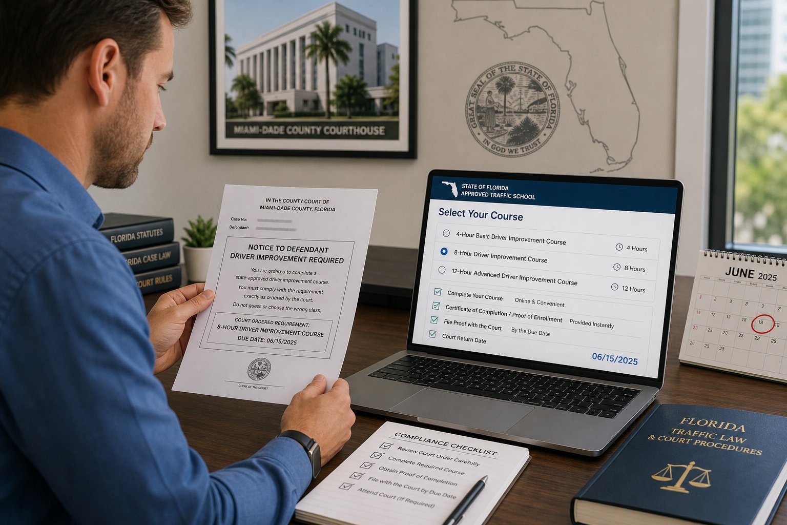 Florida Court-Ordered Driver Improvement: What It Is and What to Do 1 Florida Court-Ordered Driver Improvement: What It Is and What to Do