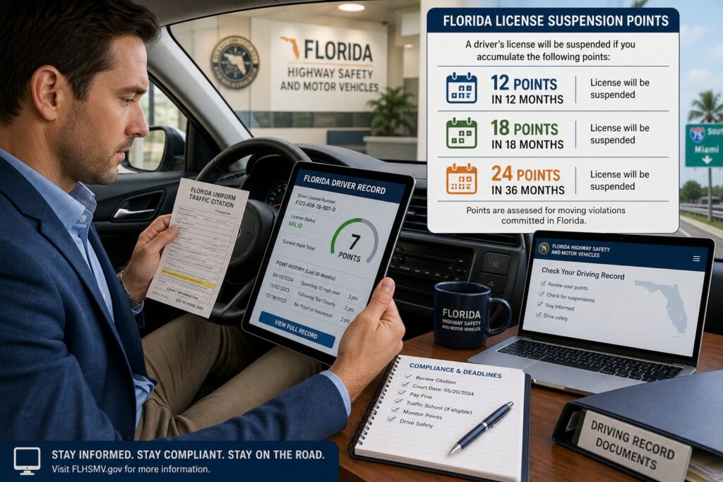Blog Articles 5 Florida License Suspension for Points: What Happens and Reinstatement Options