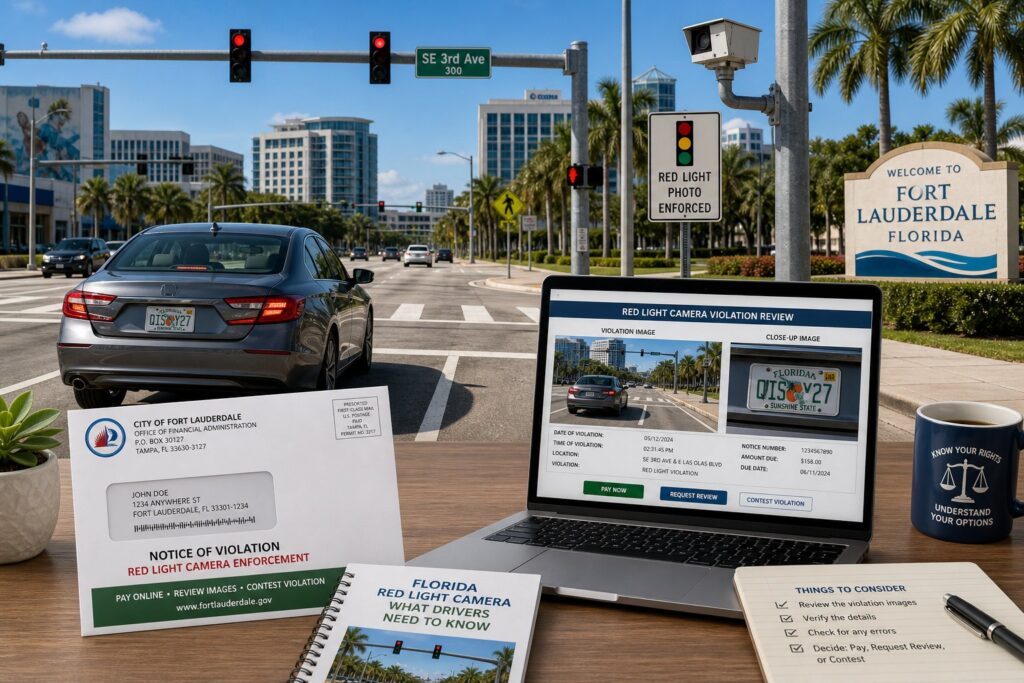 Blog Articles 3 Florida Red Light Camera Tickets: Do They Add Points to Your License?