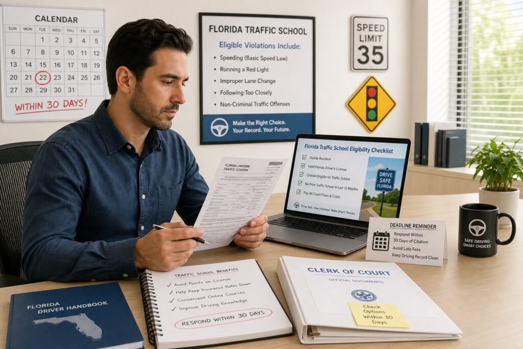Blog Articles 6 What Florida Traffic Violations Qualify for Traffic School Election?