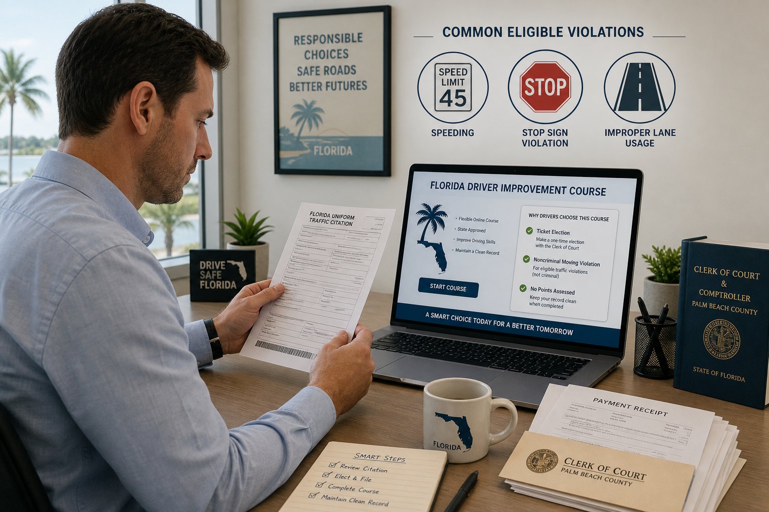 What Florida Traffic Violations Qualify for Traffic School Election? 1 What Florida Traffic Violations Qualify for Traffic School Election?