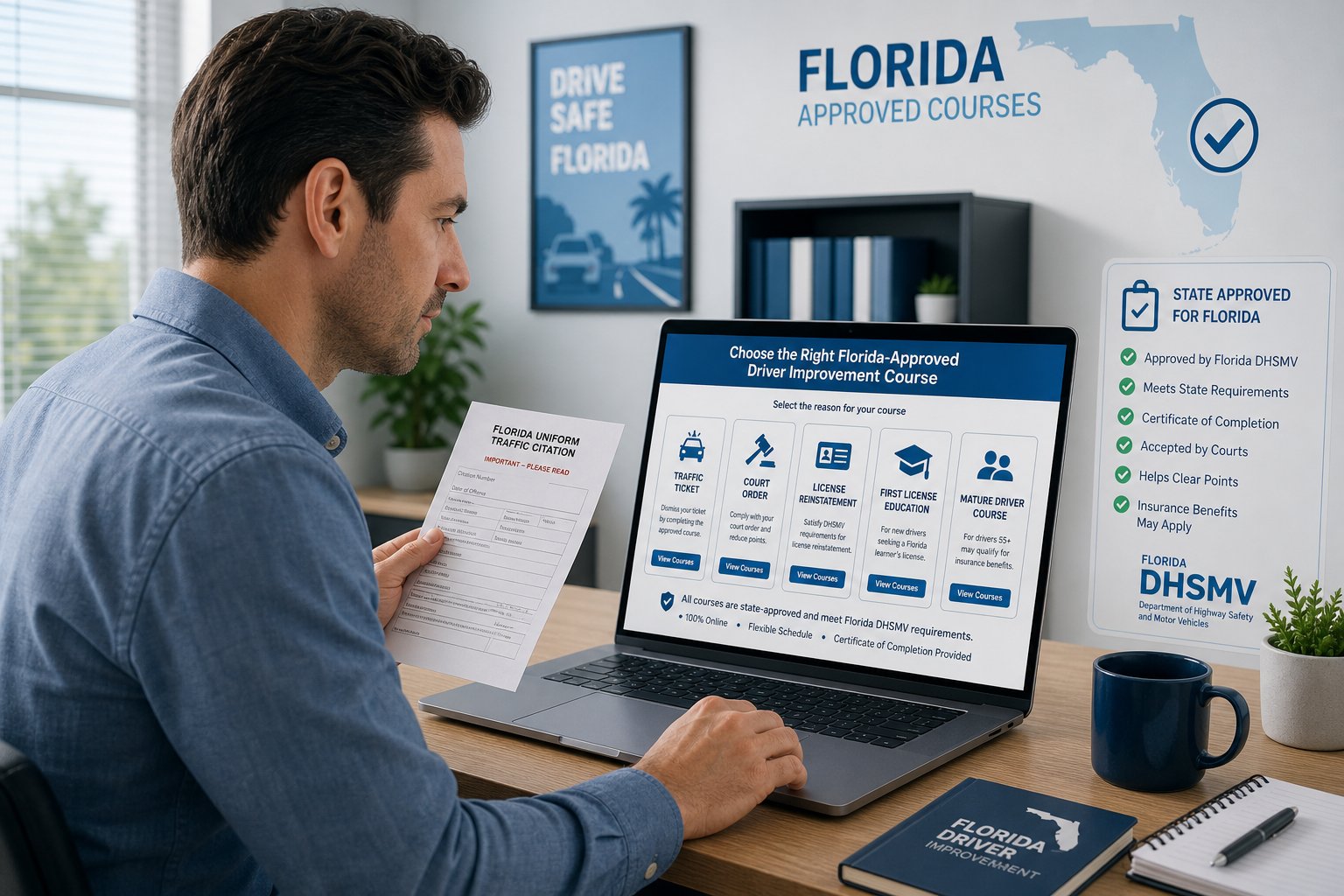 Florida Traffic School Near Me: Online vs. In-Person BDI Options 1 Florida Traffic School Near Me: Online vs. In-Person BDI Options