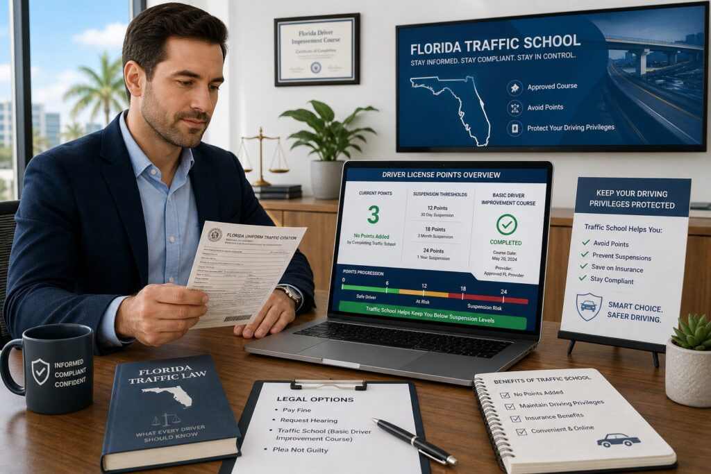 Blog Articles 4 Does Florida Traffic School Keep Points Off Your License?