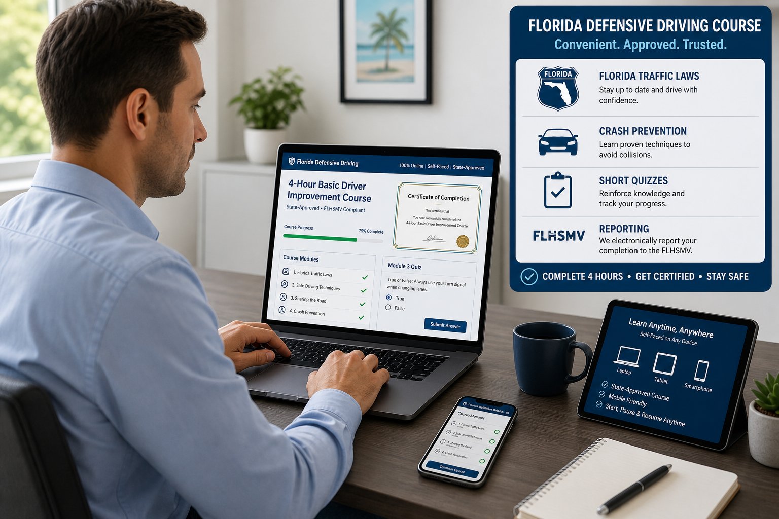 Florida Traffic School vs. Defensive Driving vs. BDI: Are They the Same Thing? 1 Florida Traffic School vs. Defensive Driving vs. BDI: Are They the Same Thing?