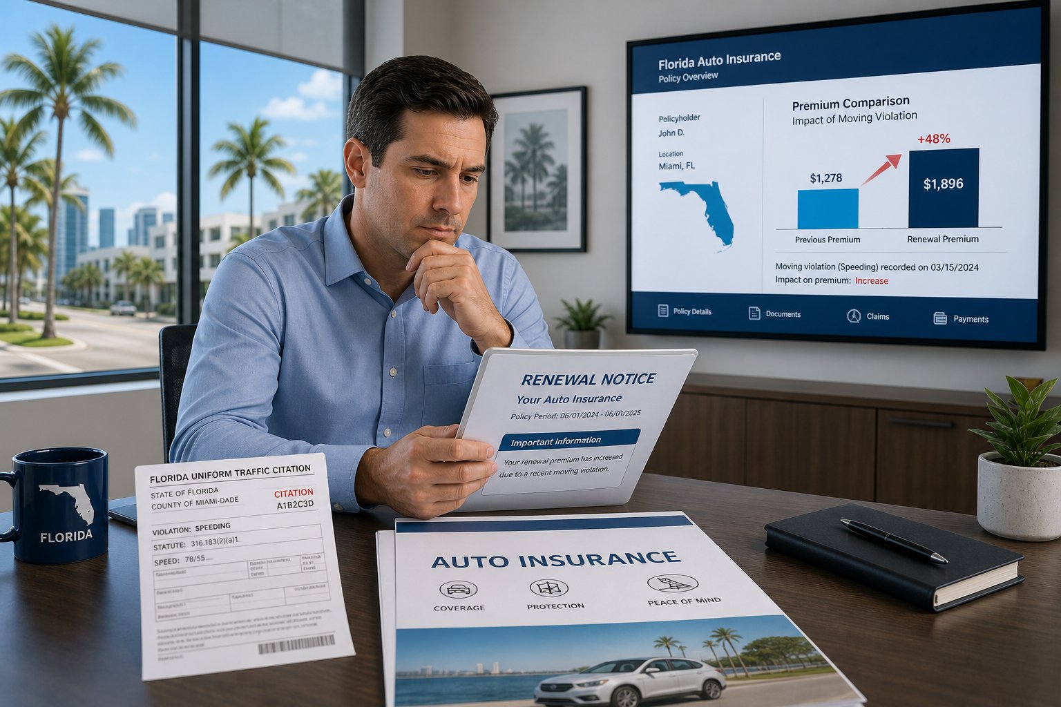 Florida Traffic Tickets and Car Insurance: What to Know 1 Florida Traffic Tickets and Car Insurance: What to Know