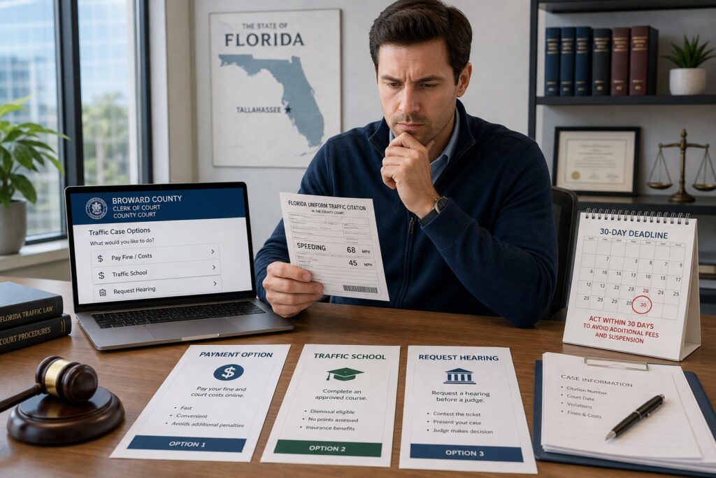 Blog Articles 9 Florida Traffic Ticket Options: Pay, Elect Traffic School, or Contest