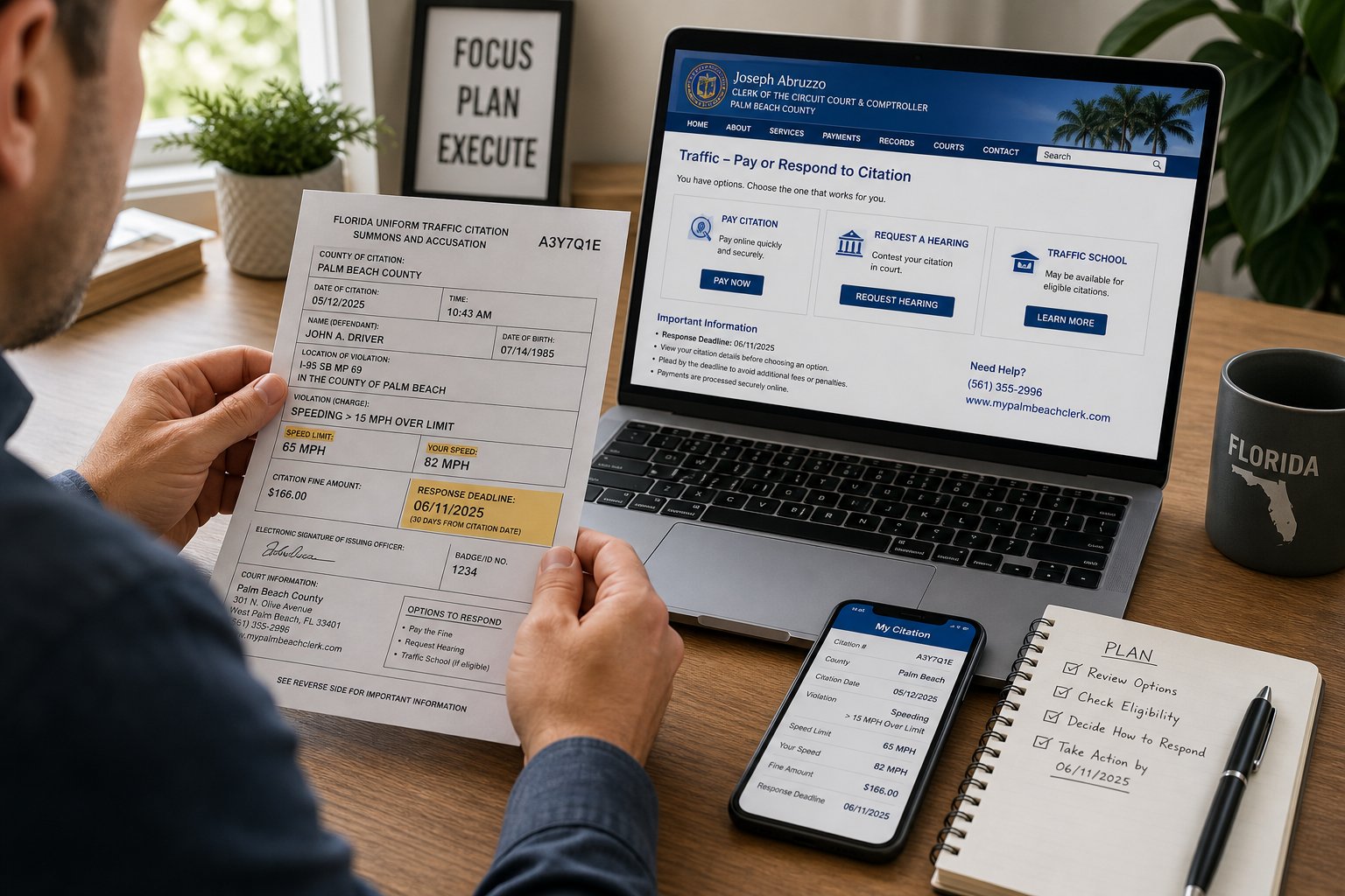 Florida Traffic Ticket Options: Pay, Elect Traffic School, or Contest 1 Florida Traffic Ticket Options: Pay, Elect Traffic School, or Contest