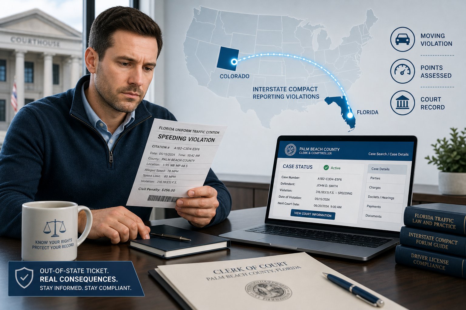 Florida Traffic Ticket from Out of State: What Happens to Your License 1 Florida Traffic Ticket from Out of State: What Happens to Your License