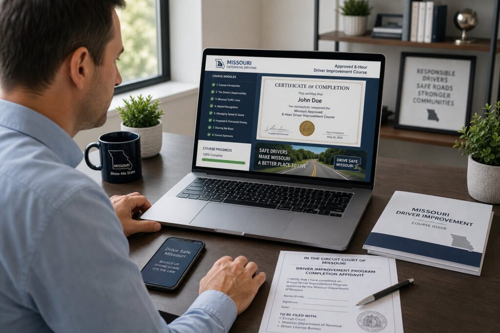 Blog Articles 3 How the Missouri Driver Improvement Program Works Online