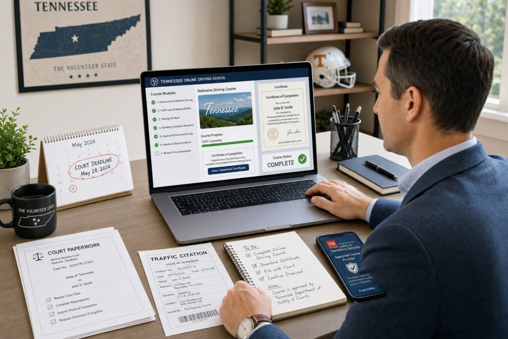 Blog Articles 6 How to Take the Tennessee Defensive Driving Course Online