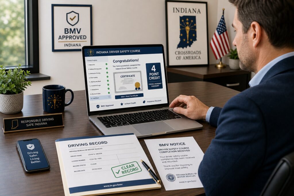 Blog Articles 3 Indiana BMV-Approved Driver Safety Program: What It Means and How to Verify