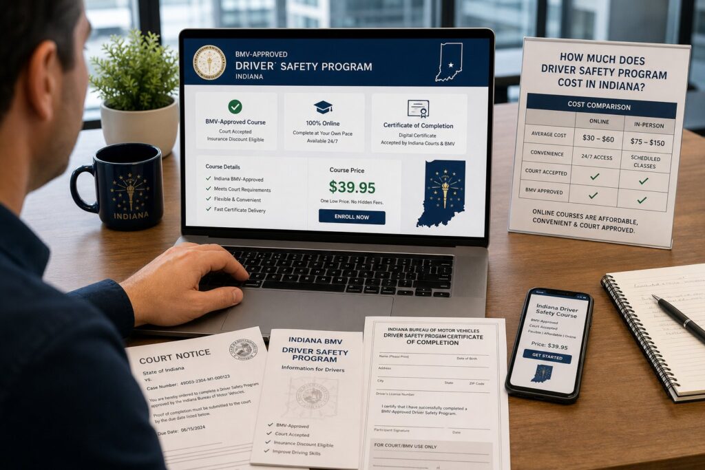 Blog Articles 6 How Much Does the Indiana Driver Safety Program Cost?
