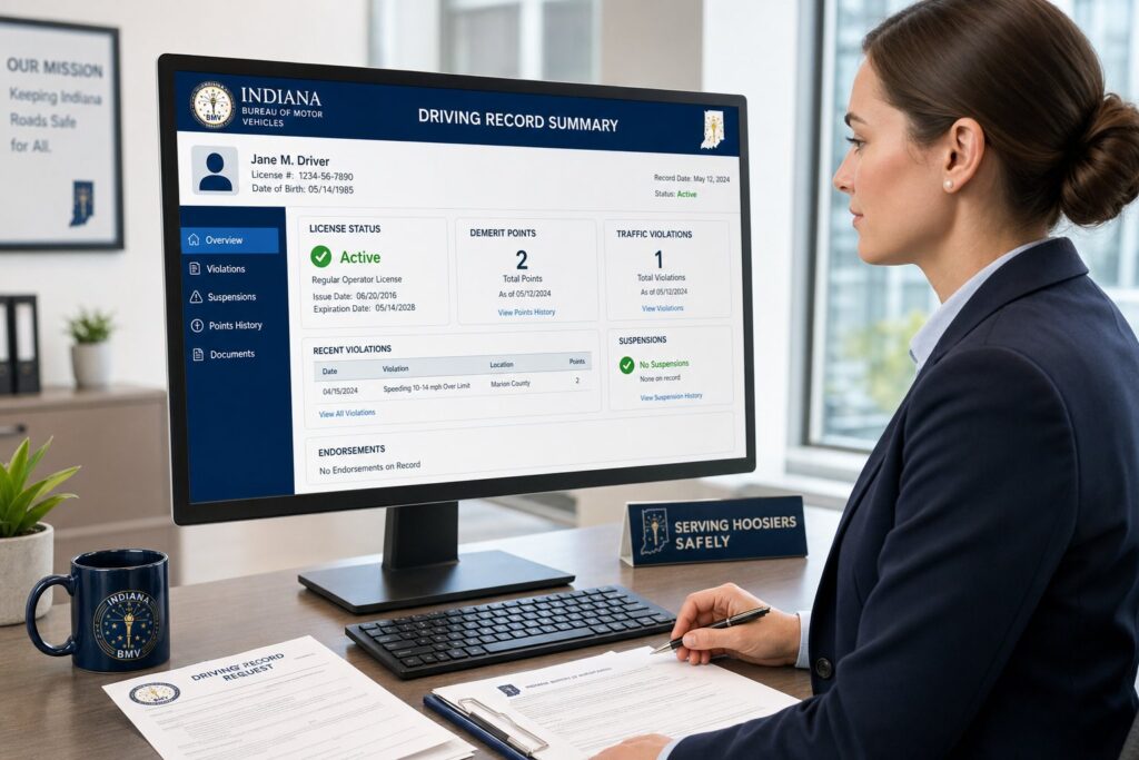 Blog Articles 10 Your Indiana Driving Record: How to Get It and What It Shows