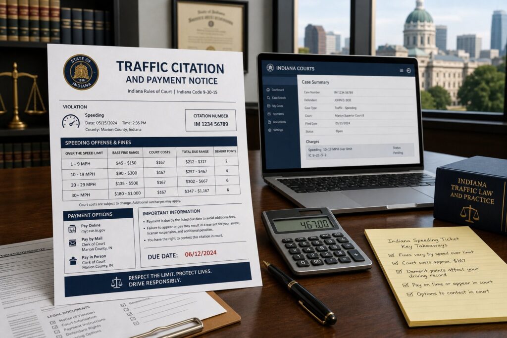 Blog Articles 10 Indiana Speeding Ticket Fines: What Affects the Cost?