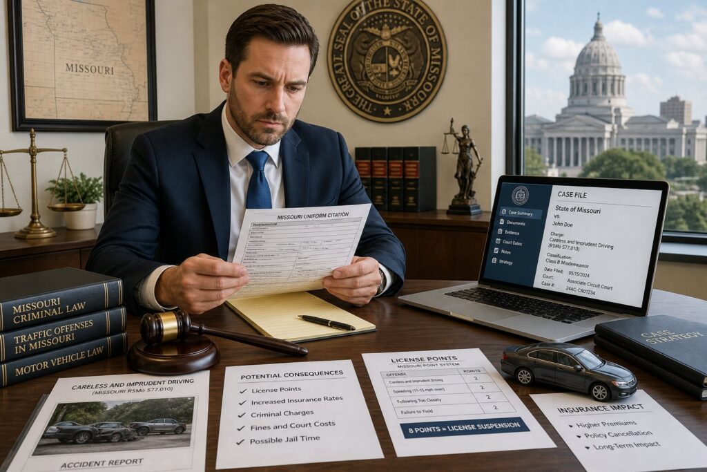 Blog Articles 10 Is Careless and Imprudent Driving a Misdemeanor in Missouri?