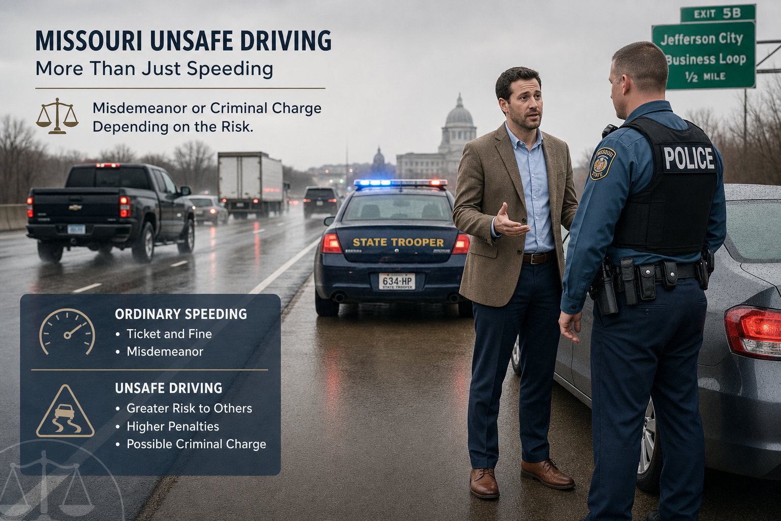 Is Careless and Imprudent Driving a Misdemeanor in Missouri? 1 Missouri driver record and traffic citation documents