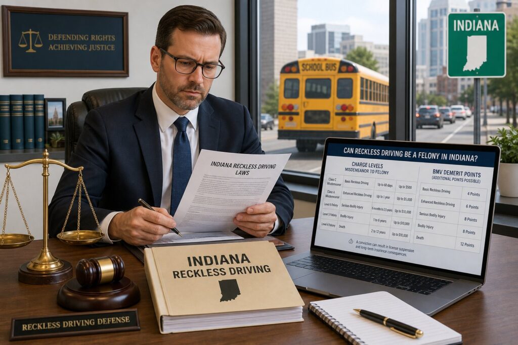 Blog Articles 2 Is Reckless Driving a Felony in Indiana? What to Know