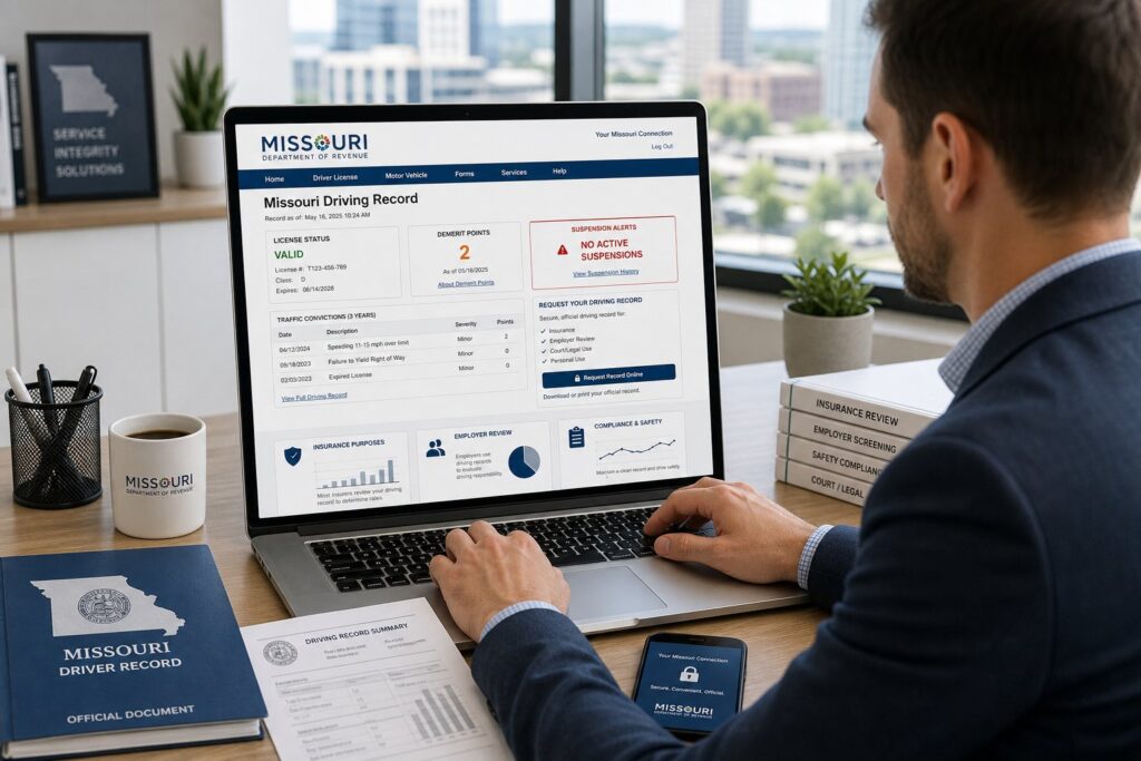 Blog Articles 5 Your Missouri Driving Record: How to Get It and What It Shows