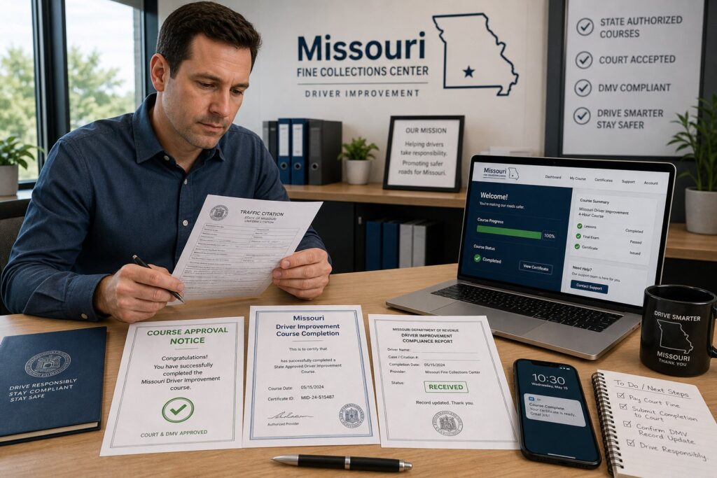 Blog Articles 4 Missouri Fine Collections Center (FCC) and the Driver Improvement Program