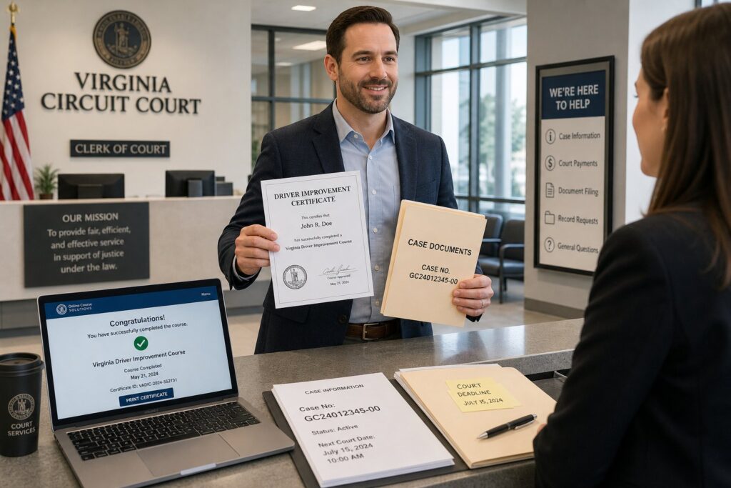 Blog Articles 5 How to Submit Your Virginia Driver Improvement Certificate to the Court or DMV