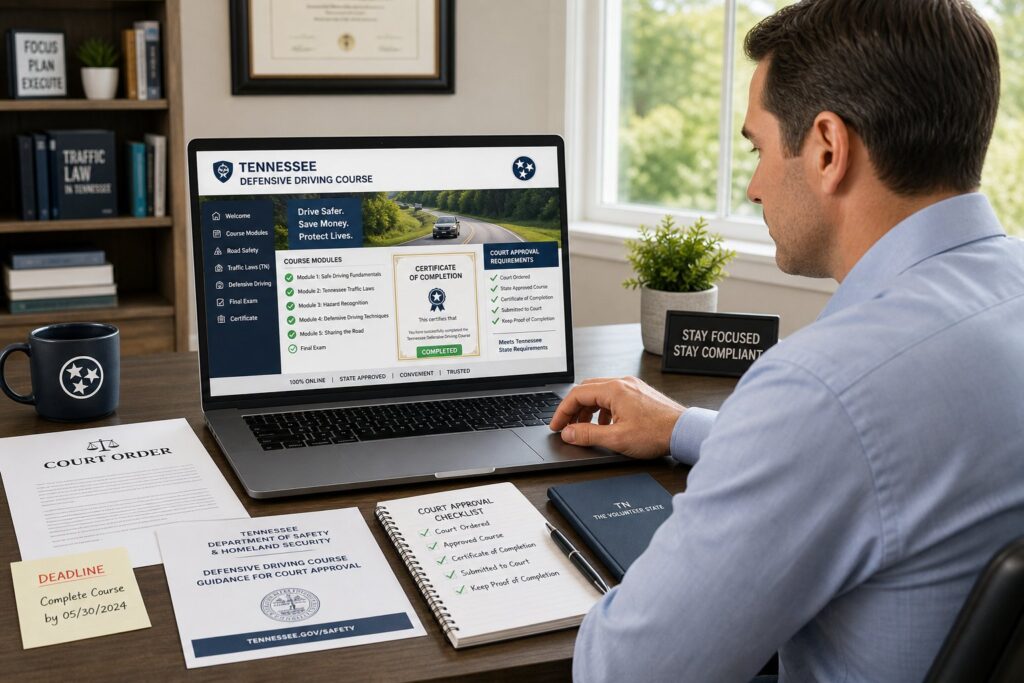 Blog Articles 10 Can I Take a Tennessee Defensive Driving Course Online If My Court Ordered It?