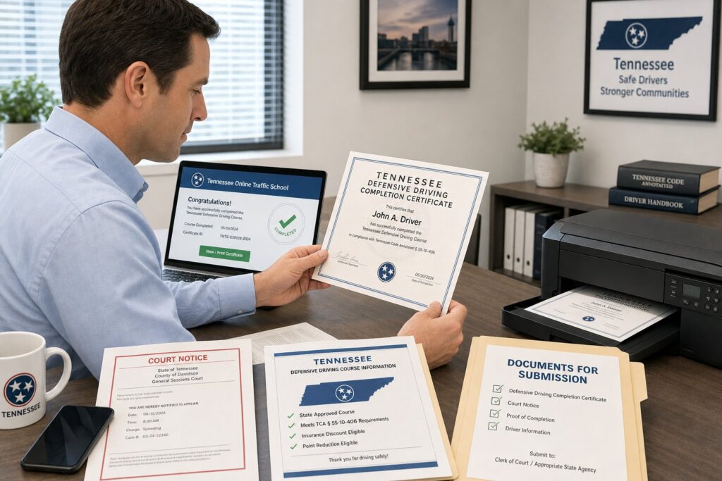 Blog Articles 9 Tennessee Defensive Driving Course Certificate: What It Is and What to Do With It