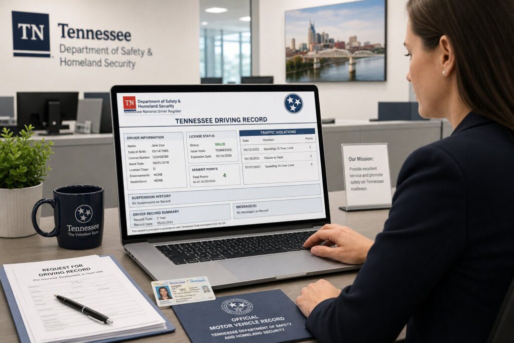 Blog Articles 2 Your Tennessee Driving Record: How to Get It and What It Shows
