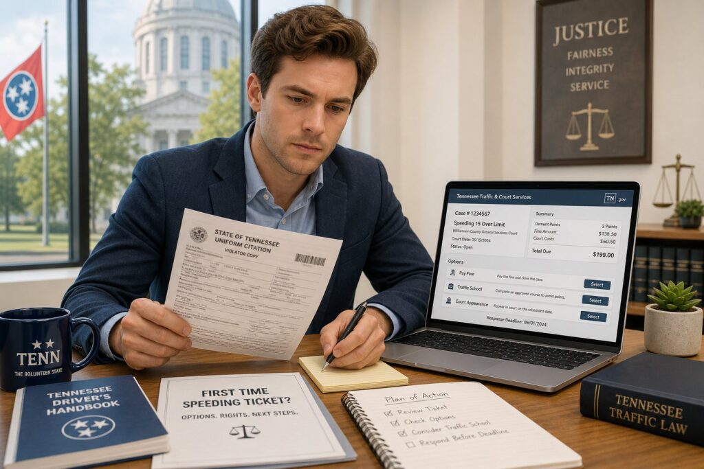 Blog Articles 10 Tennessee First-Time Speeding Ticket: What to Expect