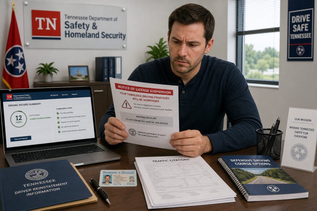Blog Articles 9 Tennessee License Suspension for Points: What Happens and How to Reinstate
