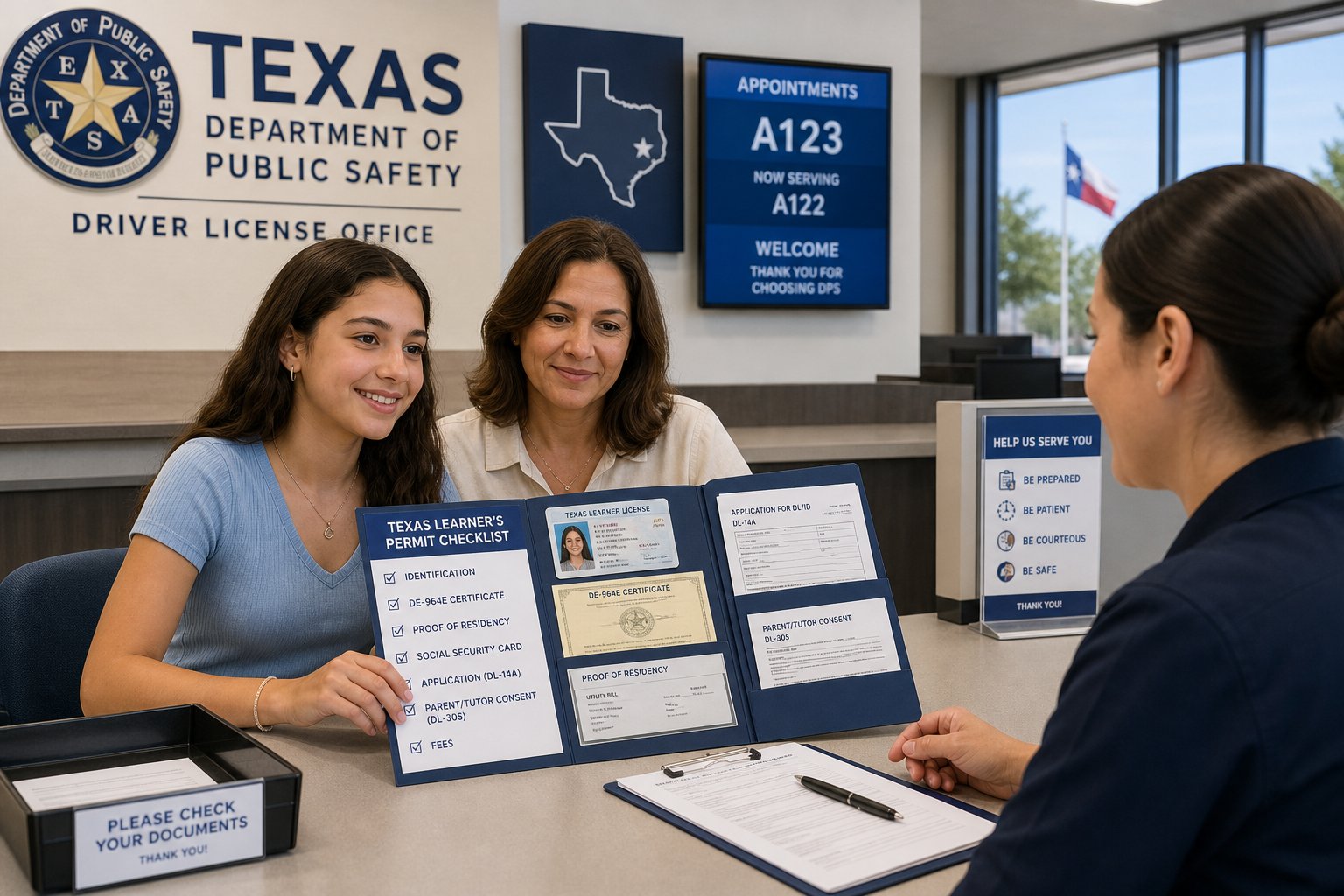 What Documents Do You Need for a Texas Learner's Permit? 1 Texas teen completing a parent-taught driver education course online
