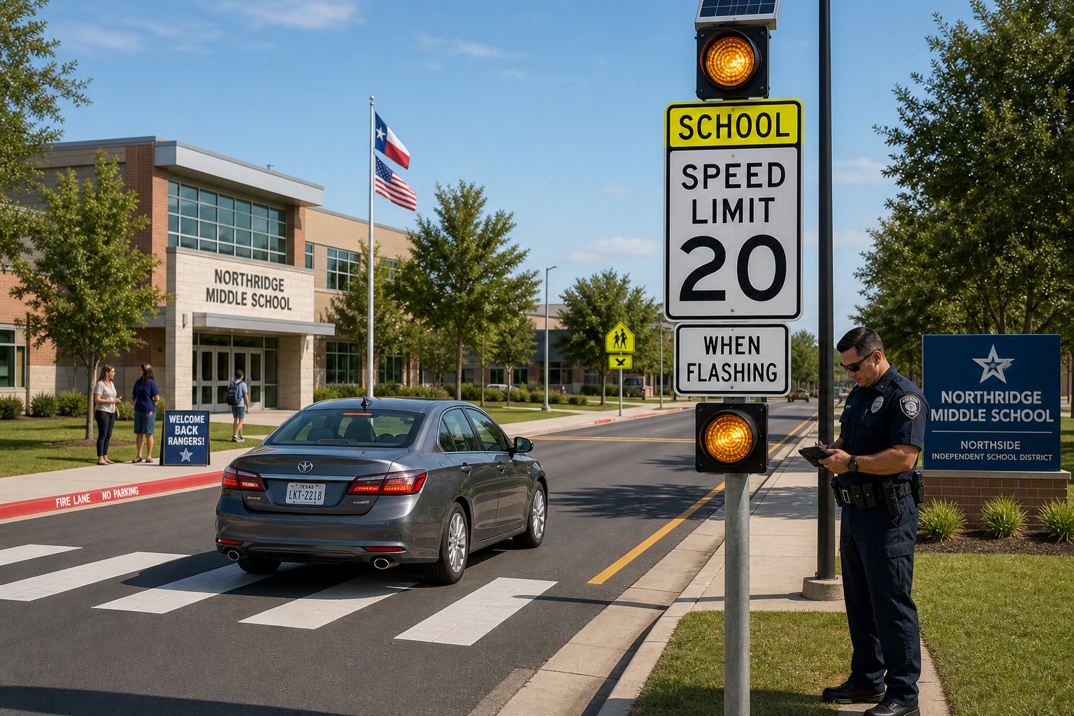 Texas School Zone and Work Zone Speeding Tickets: Higher Fines 1 Texas driver reviewing a TDLR driver safety course and citation