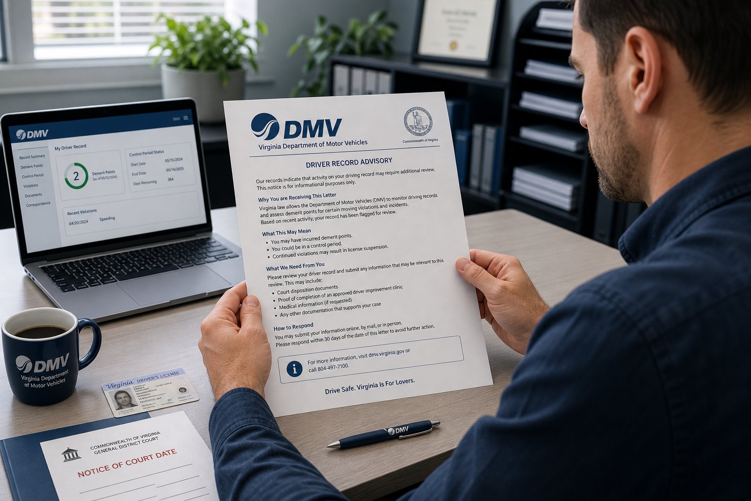 Virginia DMV Advisory Letter: What It Means and What to Do 1 Virginia DMV Advisory Letter: What It Means and What to Do