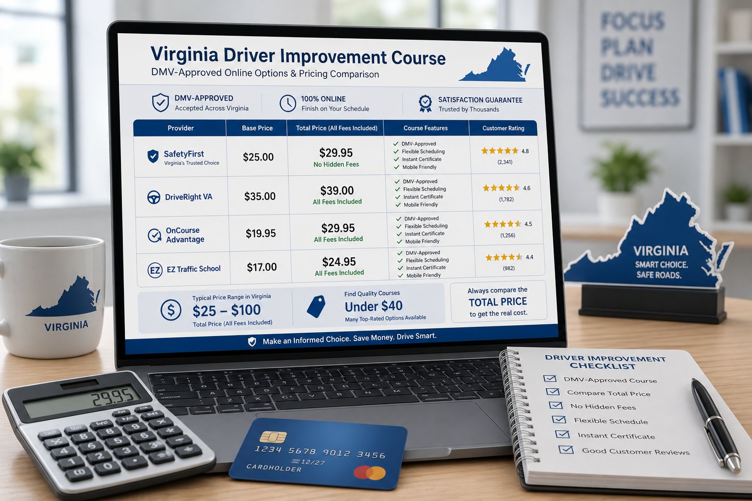 Virginia Driver Improvement Course Cost: What to Expect 1 Virginia Driver Improvement Course Cost: What to Expect