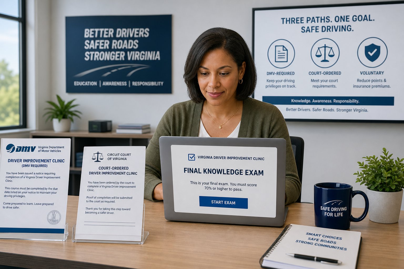 Virginia Driver Improvement Course Test: What to Expect 1 Virginia Driver Improvement Course Test: What to Expect