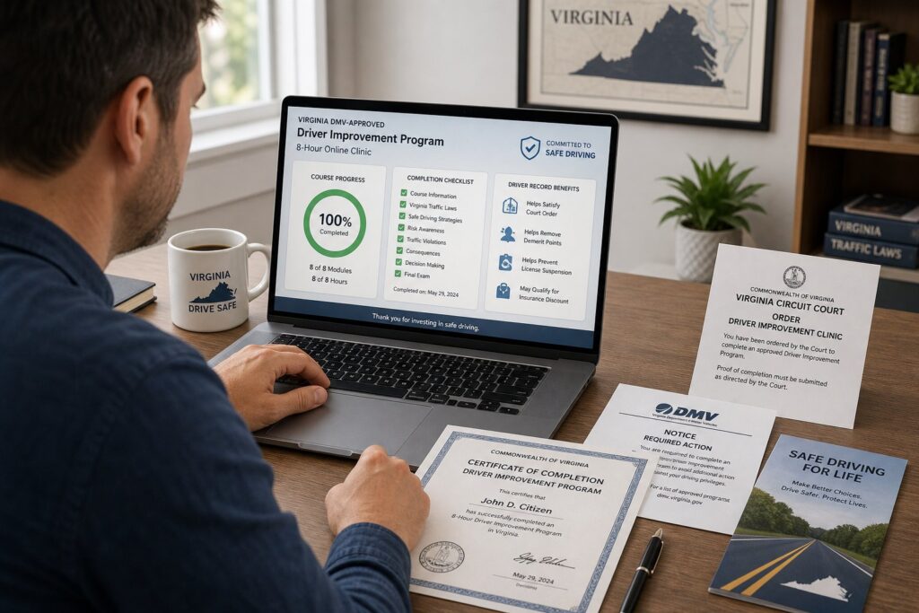Blog Articles 10 Virginia Driver Improvement Program: Points, Orders, and Clinics Explained