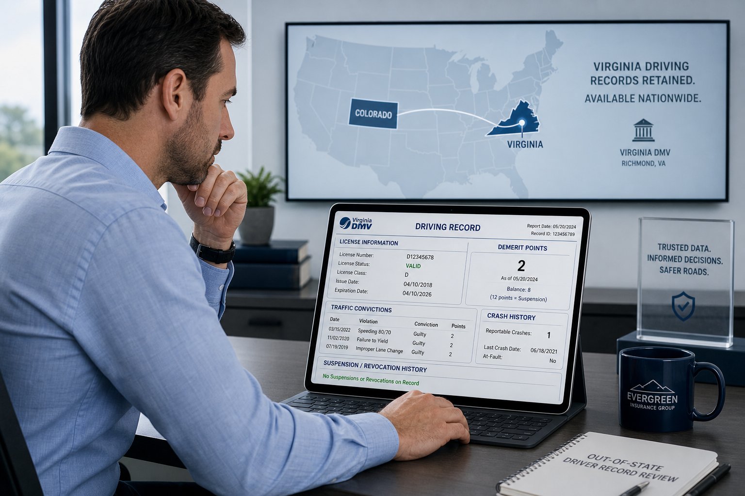 What Happens to Your Virginia Driving Points If You Move Out of State? 1 What Happens to Your Virginia Driving Points If You Move Out of State? visual summary.