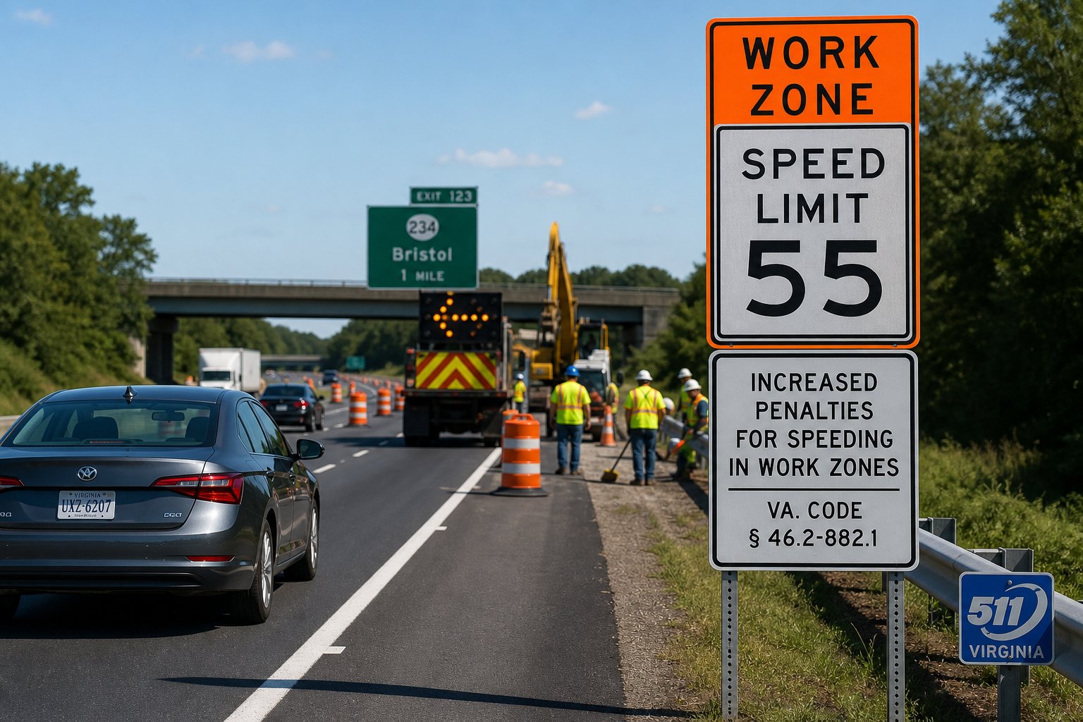 Virginia Work Zone and School Zone Speeding Tickets: Higher Fines 1 Virginia Work Zone and School Zone Speeding Tickets: Higher Fines