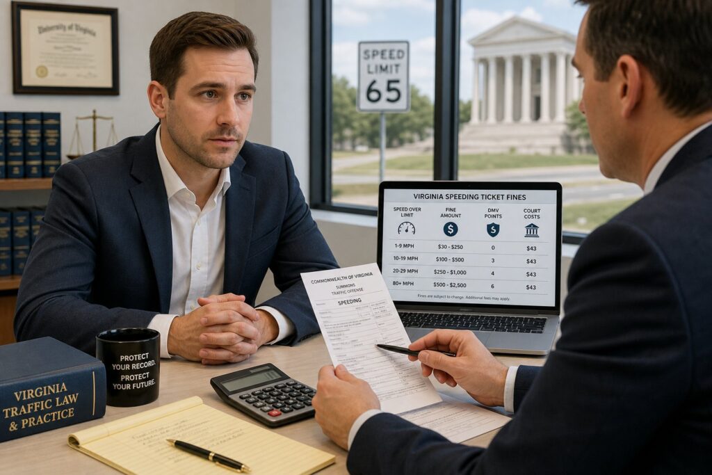 Blog Articles 1 Virginia Speeding Ticket Fines: What Affects the Cost?